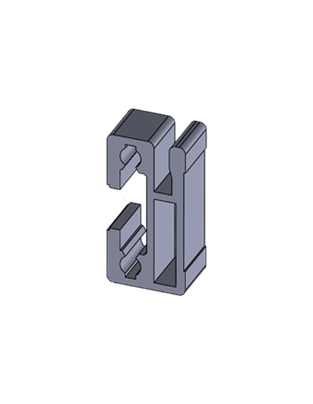 Profilé aluminium d'accrochage bacs R8 15x30 ML TAP81530