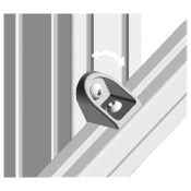 Equerre angle réglable 40