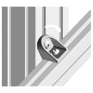 Equerre angle réglable 40