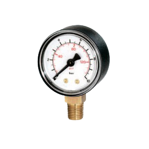 Manometre Ø40 racc axiall 1/8'' 0-12 bar MS41012