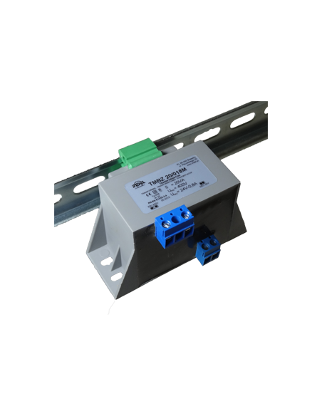 Transformateur Mono moulé encliquetable sur Rail Din 400/24V 20VA ref: MTRD_020_