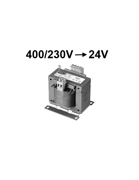 Transformateur double primaire 400V - 230V, secondaire 24V, 100VA MTSD24V100