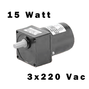 Motoréducteur compact T3 3x230 tri rpm 15W Vs:100 tr/min MZD_3T2_015_N100L