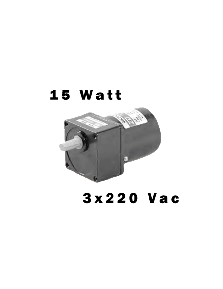 Motoréducteur compact T3 3x230 tri rpm 15W Vs:100 tr/min MZD_3T2_015_N100L