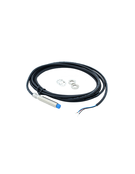 Detecteur ind M8, 24 VDC 3 fils, 2 mm, NO,NPN,Non noyable,Cable 2m PB0802/DUAN-A