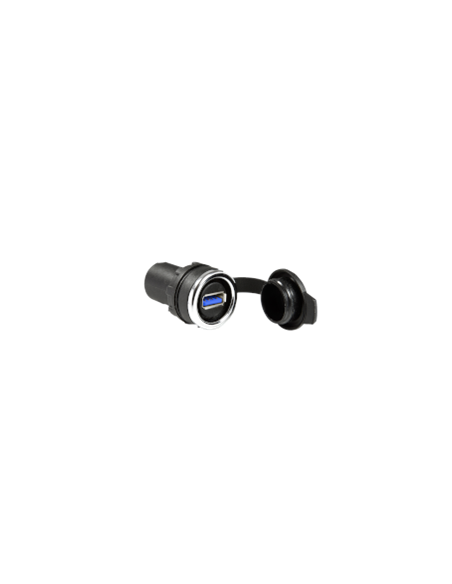 passe cloison USB3.0 femelle diam 20mm BUSB30