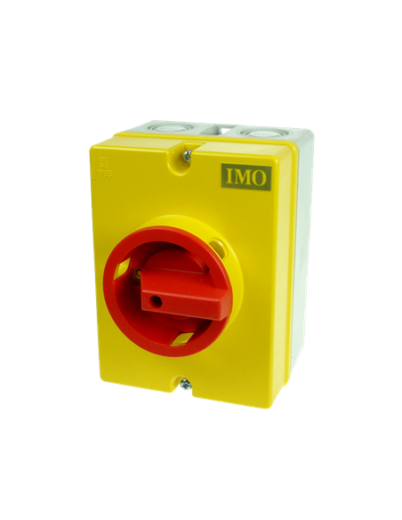 Boitier Sectionneur 3P, 20A, bouton 64, ref: PE69-3020