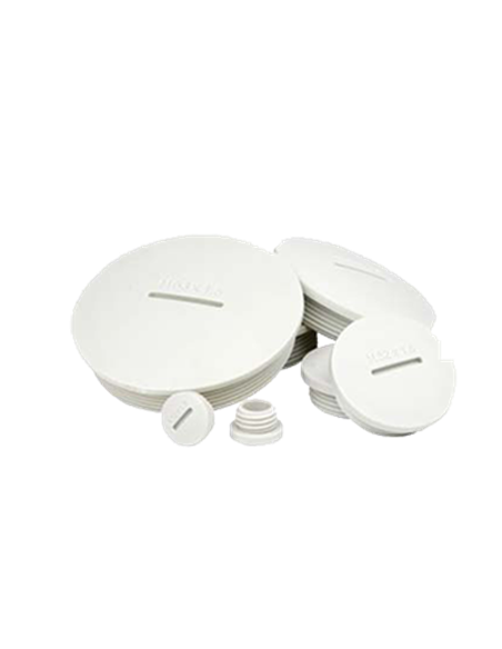 Bouchon presse-étoupes+écrou m16x1.5 RAL 7035 par 10 ref: PEB_ME16