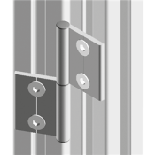 Charnière métallique dégondable + visserie