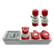 Coffret 3 prises TRI 16A DTBOX380