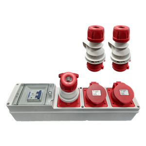 Coffret 3 prises TRI 16A DTBOX380