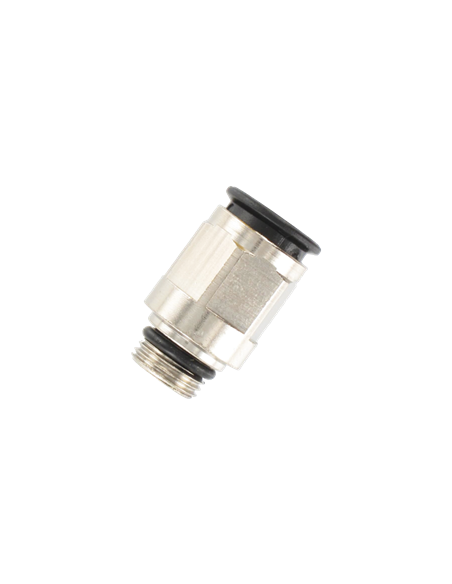 Rac. pneu. inst. droit mâle BSP cylindr.corps laiton Ø4-1/8 / 4801 04 10