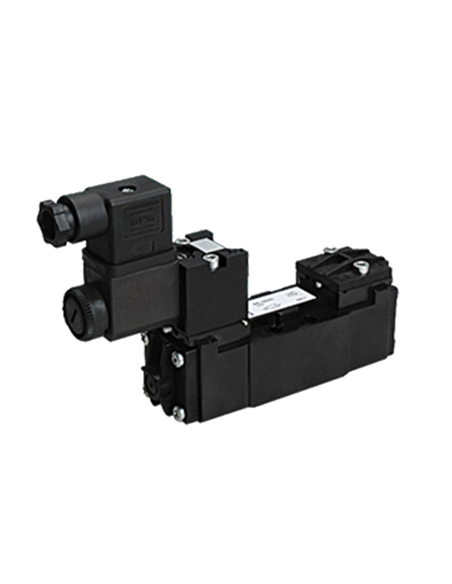 Distributeur ISO 5599/1 type BE Commande électrique monostable