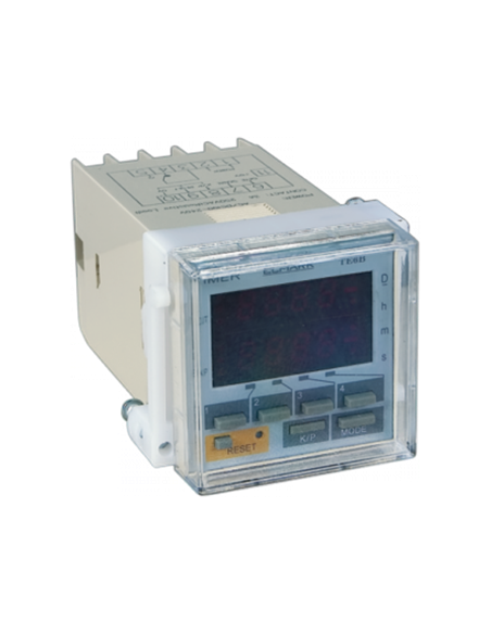 horloge programmable 0.01s 59 h, LCD, 220V, montage panneau ref: RLT_6B_MP