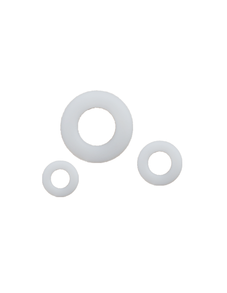 Rondelle Plate DIN 125-A NYLON D4 100 pces ROP_STD_M4_NYL100