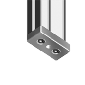 Plaque de fixation pied centre profilé