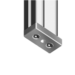 Plaque de fixation pied centre profilé