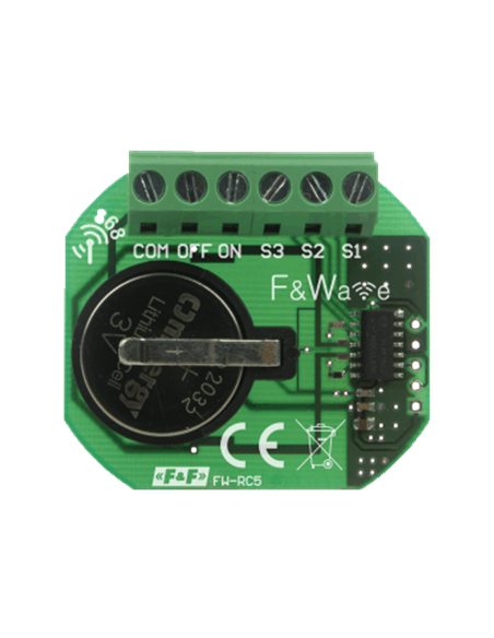 Transmission 3 canaux pour montage dans un boitier Ø60mm ref: RRW_EM3