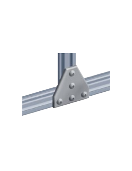 Plaque de renfort triangle en alu