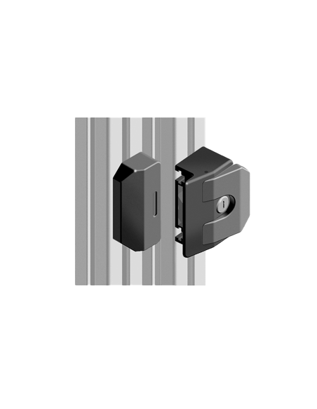 Poignée de porte serrure clé universelle