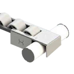 Porte-rail en acier galvanisé pour rail à galets