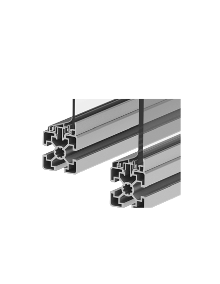 Profilé de vitre de protection pour salle blanche