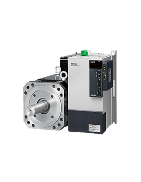 Moteur + variateur brushless 400V Tri 1 Kw ref: SRV-PROET42-10D