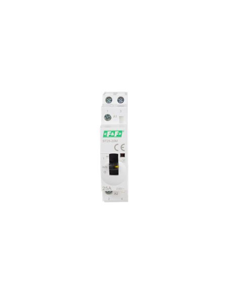 Contacteur modulaire 0-AUTO-MANU 2NO, 230VAC, 25A / ST25-20M