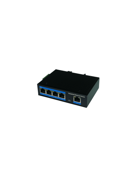 switch ethernet 4 ports 10/100/1000mbps RJ45 et 1 port 1000mbps 12/48VDC ref: SW