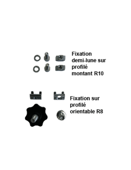 Set R8/R10 pour articulation nue demi-rond TAART_DR_KIT810