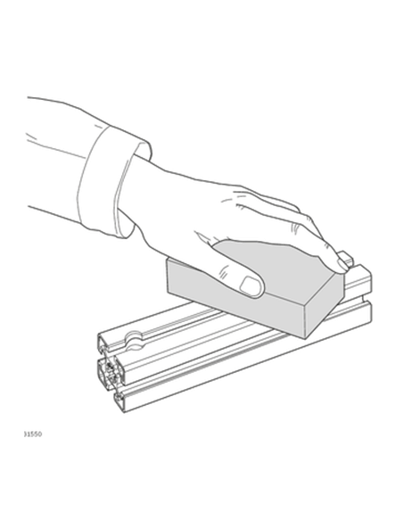 Gomme pour profilé aluminium ref: TAOUT_GOMME