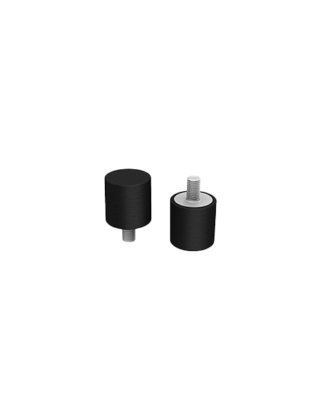 Butée élastique Ø20 tige fileté M6X10 ref: TAP_BUT20_M6X10