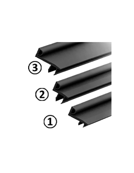 barre d'étanchéité rainure 10 mm profilé 45/30 L:2000 92258