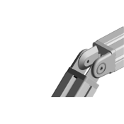 Articulation pour profilé aluminium