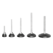 Pieds pour profilé aluminium