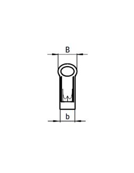 Poignée standard L:122mm M6 92301