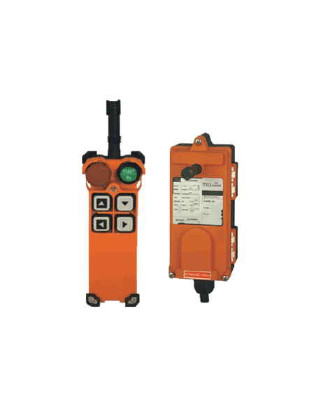 Télécommande émetteur + récepteur radio , 2axes, 2sens,1vitesse 230V F21-4S 230V