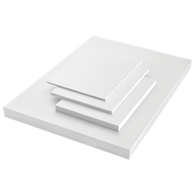 Plaque PVC Expansé blanc