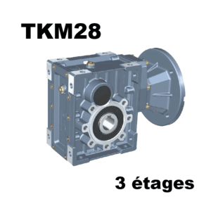 réducteur TKM28C roue/vis helicoidal 3 étages 130 Nm rap100 RED_TKM28C_100