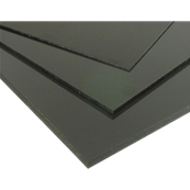 Plaque PVC rigide gris