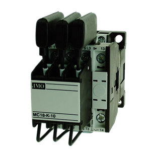 Contacteur 3P pour condensateur 12.5KVAR 1NO bobine 400V MC18N-K-10400AC