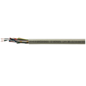 Cable électrique souple multiflex 8 brins en 0.25mm² ref: CABM025P08