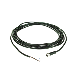 Cable + connecteur DROIT M12 4 fils 2 mètres M12F0240202000