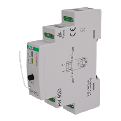 relais bistable 2 sorties télécomandé fixation sur DIN FW-R2D 5908312599265
