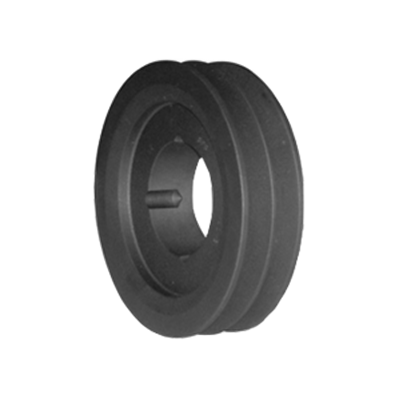 poulie SPZ 2 gorges diamètre primitif 50mm, moyeu amovible type 1008 (non fourni
