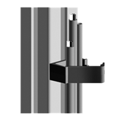 Clip serre-câble avec tête marteau, R8mm, A2=2mm ref: TAELE8_SER_20