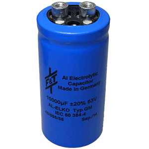 Condensateur électrolytique de filtrage 10 MF 63V ref: COE_10_63