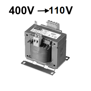Transformateur 400V - 110V 40VA ref: MTSNP040400110