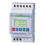 Regul température digital 10 fonctions -100-400° C, I=16A 230V, 3 modules CRT-06