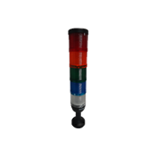 colonne lunimeuse flash 24V AC/DC blanc, bleu, jaune, rouge, vert ref: CLU70_F02